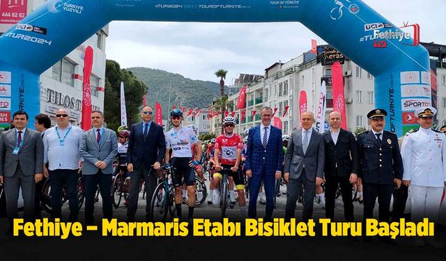Fethiye – Marmaris Etabı Bisiklet Turu Başladı