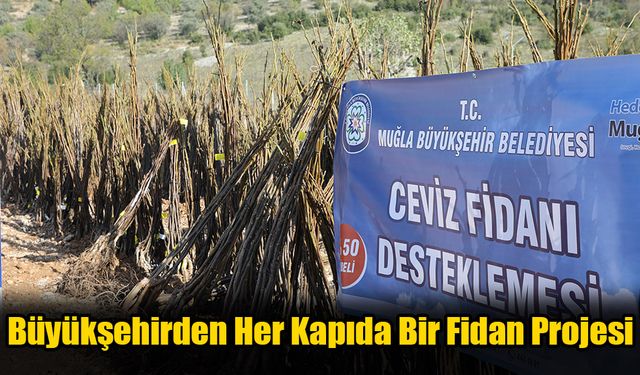 Büyükşehirden Her Kapıda Bir Fidan Projesi