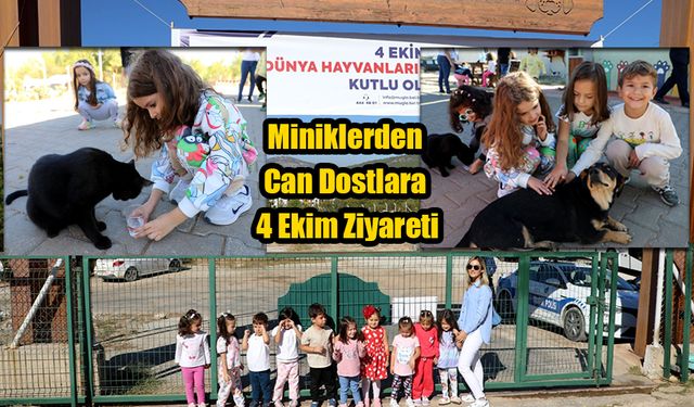 Miniklerden Can Dostlara 4 Ekim Ziyareti