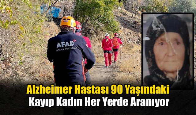 Alzheimer Hastası 90 Yaşındaki Kayıp Kadın Her Yerde Aranıyor