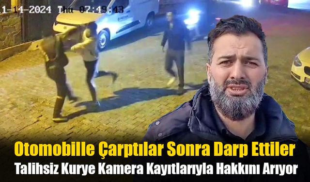 Otomobille Çarptılar Sonra Darp Ettiler