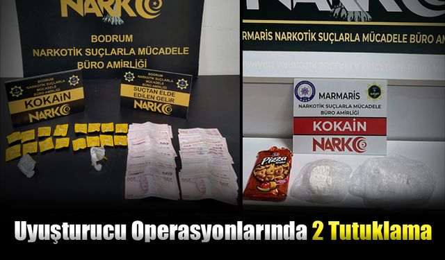 Uyuşturucu Operasyonlarında 2 Tutuklama