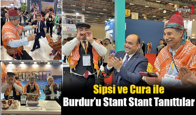 Sipsi ve Cura ile Burdur’u Stant Stant Tanıttılar