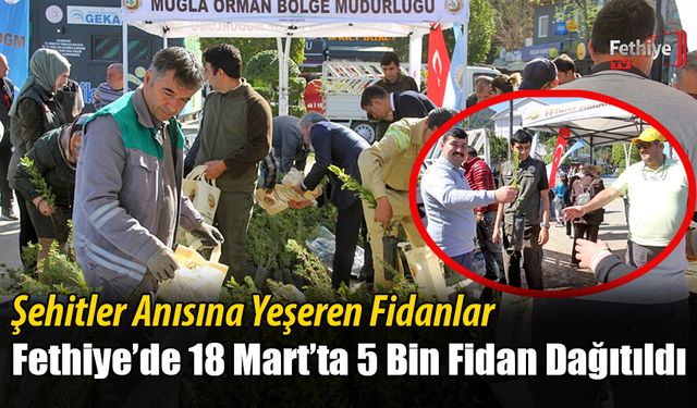 Şehitler Anısına Yeşeren Fidanlar