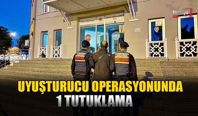 Uyuşturucu Operasyonunda 1 Tutuklama