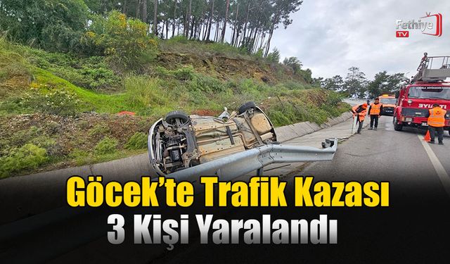 Göcek’te Trafik Kazası: 3 Kişi Yaralandı
