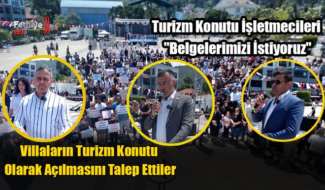 Villaların Turizm Konutu Olarak Açılmasını Talep Ettiler