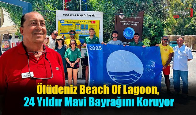 Ölüdeniz Beach Of Lagoon, 24 Yıldır Mavi Bayrağını Koruyor