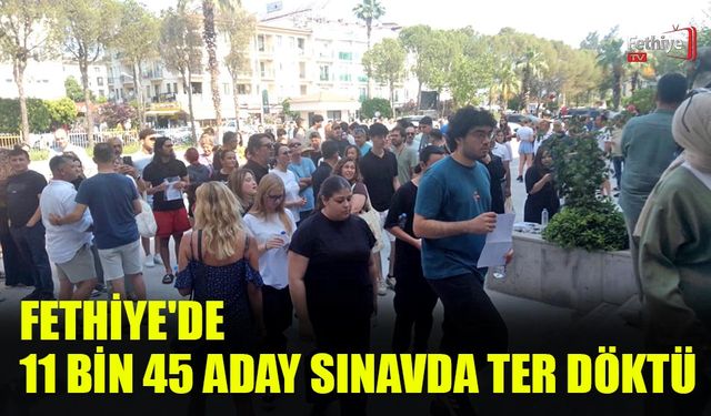 Fethiye'de Yapılan Üniversite Sınavında Olumsuzluk Yaşanmadı