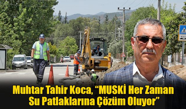 Seydikemer’de Kesintisiz Su İçin 500 Metrelik Yeni Hat Döşendi