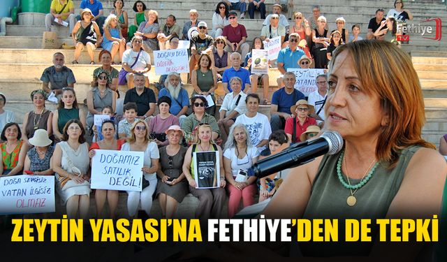 Fethiye’de Yasaya Tepki İçin 200 Adet Zeytin Fidanı Dağıtıldı