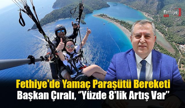 Fethiye'de Yamaç Paraşütü Bereketi