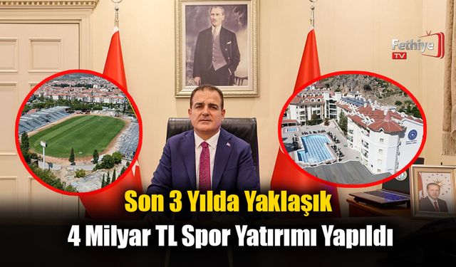 Son 3 Yılda Yaklaşık 4 Milyar TL Spor Yatırımı Yapıldı