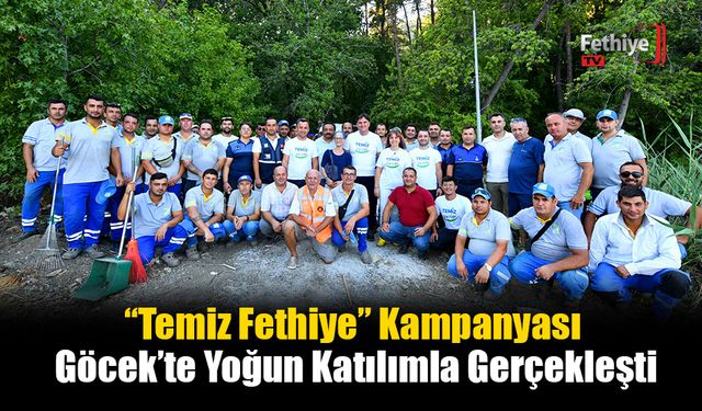 “Temiz Fethiye” Kampanyası Göcek’te Yoğun Katılımla Gerçekleşti