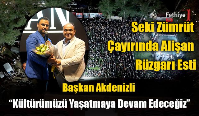 Seki Zümrüt Çayırında Alişan Rüzgarı Esti