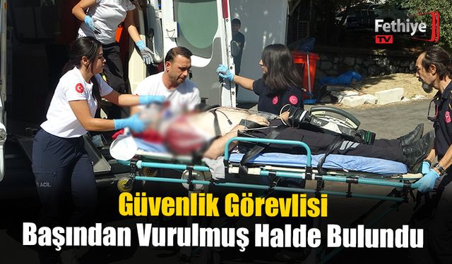 Güvenlik Görevlisi Başından Vurulmuş Halde Bulundu