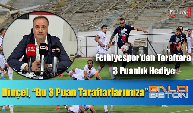 Fethiyespor’dan Taraftara 3 Puanlık Hediye