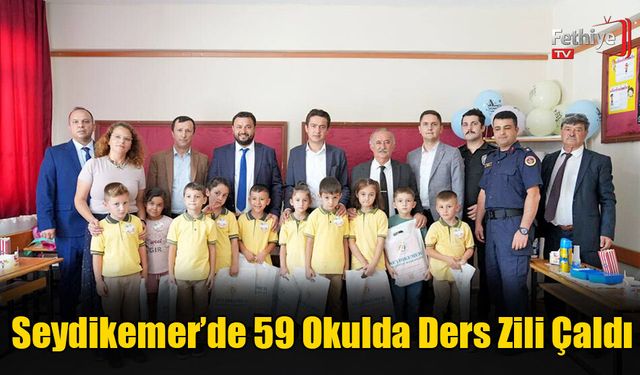 Seydikemer’de 59 Okulda Ders Zili Çaldı