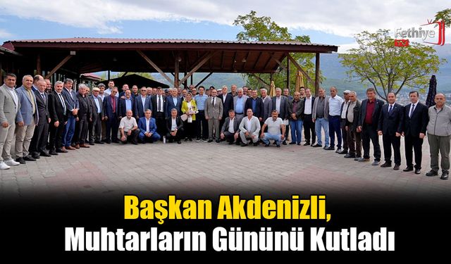 Başkan Akdenizli, Muhtarların Gününü Kutladı