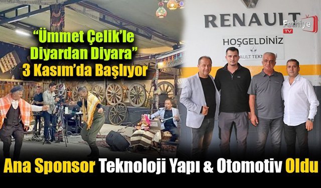 “Ümmet Çelik’le Diyardan Diyara” 3 Kasım’da Başlıyor