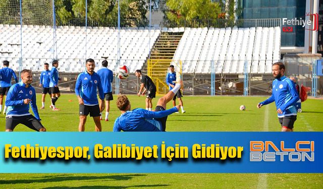 Fethiyespor, Galibiyet İçin Gidiyor
