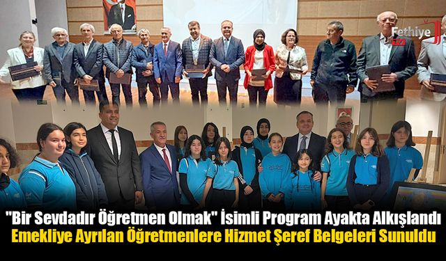 "Bir Sevdadır Öğretmen Olmak" İsimli Program Ayakta Alkışlandı