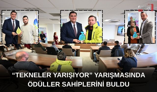 “Tekneler Yarışıyor” Yarışmasında Ödüller Sahiplerini Buldu