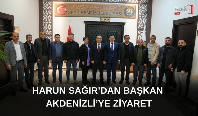 Harun Sağır’dan Başkan Akdenizli’ye Ziyaret