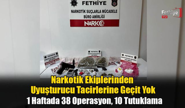 Narkotik Ekiplerinden Uyuşturucu Tacirlerine Geçit Yok