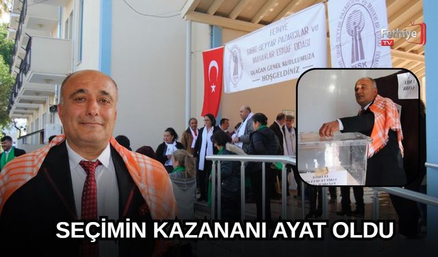 Halil Ayat, 3 Oy Farkla Başkan Seçildi