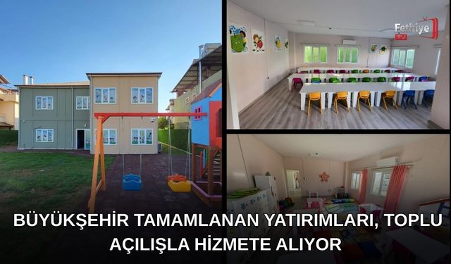 Büyükşehir Tamamlanan Yatırımları, Toplu Açılışla Hizmete Alıyor