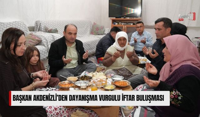Başkan Akdenizli’den Personeline Anlamlı İftar Ziyareti