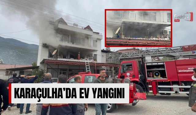 Karaçulha’da Ev Yangını