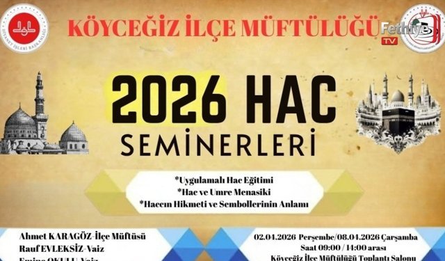 Köyceğizli Hacı Adaylarına Seminer Verilecek