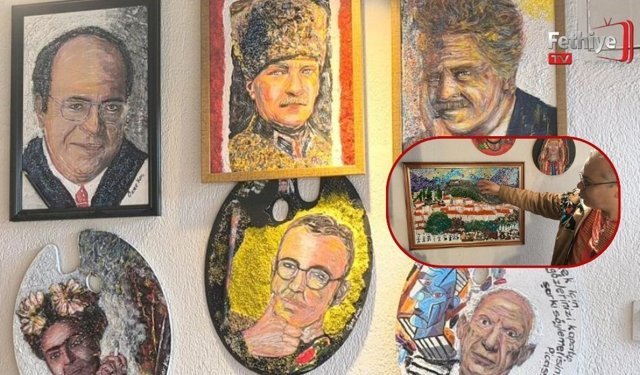 Muğla’da Çöpten Sanat Üretiyor