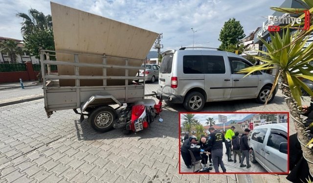 Fethiye’de Trafik Kazası: Motosiklet Sürücüsü Yaralandı