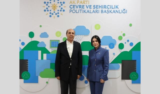 Aydın Ayaydın'dan Nilhan Ayan'a tebrik ziyareti