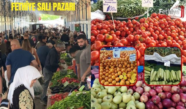 Fethiye Salı Pazarı Fiyatları İle İstanbul Semt Pazarı Fiyatlarını Karşılaştırdık