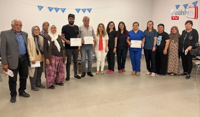 Seydikemer’de Diyabet Okulu Mayıs 2026 Mezunlarını Verdi