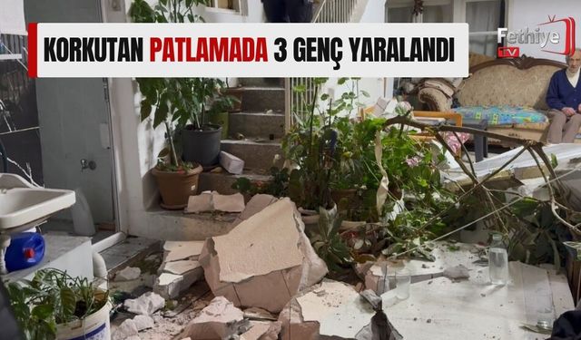 Korkutan Patlamada 3 Genç Yaralandı