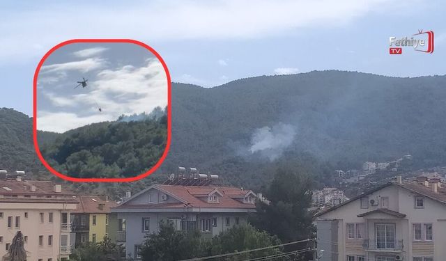 Fethiye’de Ekiplerin Hızlı Müdahalesi İle Orman Yangını Kontrol Altına Alındı