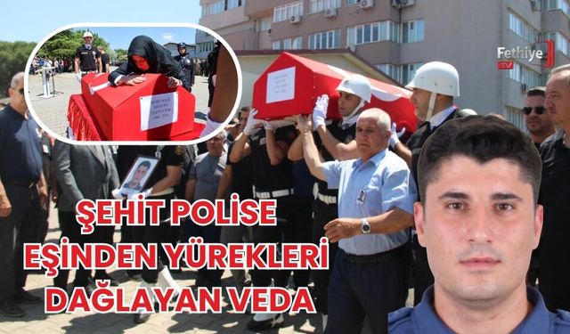 Şehit Polise Eşinden Yürekleri Dağlayan Veda