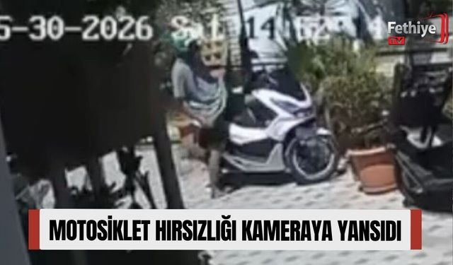 Motosiklet Hırsızlığı Kameraya Yansıdı