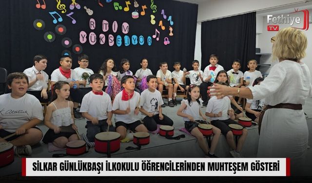 Silkar Günlükbaşı İlkokulu Öğrencilerinden Muhteşem Gösteri