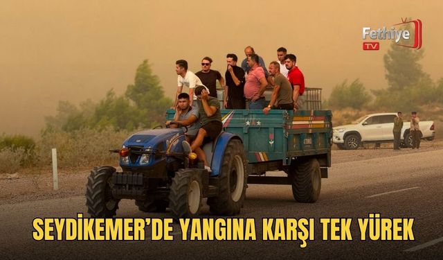 Vatandaşlar, Yangına Seferber Oldu