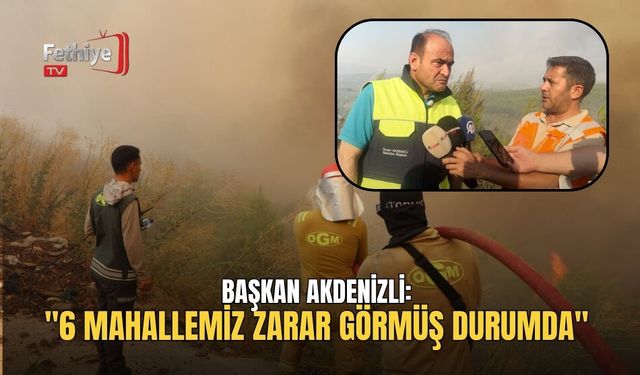 Başkan Akdenizli: "6 Mahallemiz Zarar Görmüş Durumda"