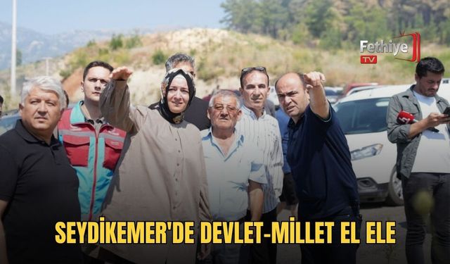 Seydikemer'de Devlet-Millet El Ele