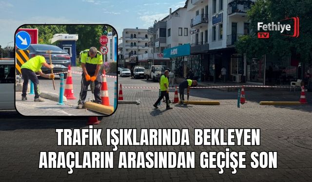 Trafik Işıklarında Bekleyen Araçların Arasından Geçişe Son