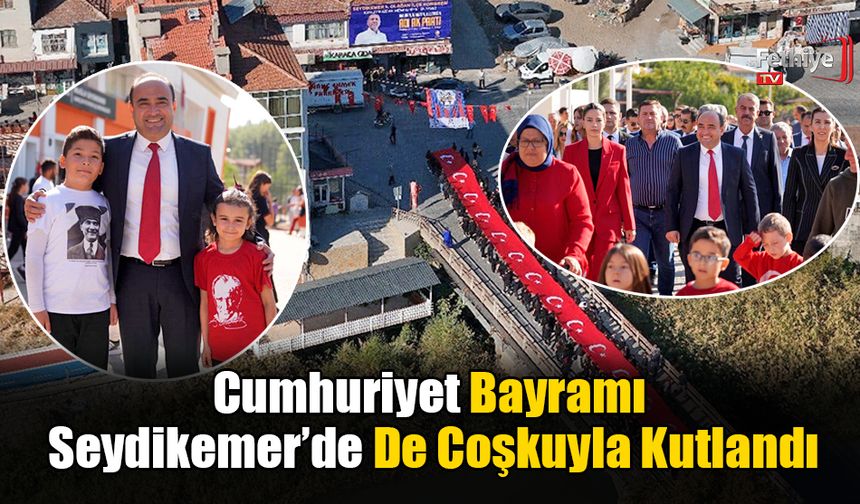 Cumhuriyet Bayramı Seydikemer’de De Coşkuyla Kutlandı