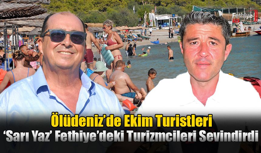 Ölüdeniz’de Ekim Turistleri